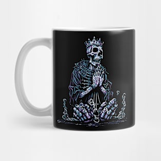 Praying Skeleton King Mug